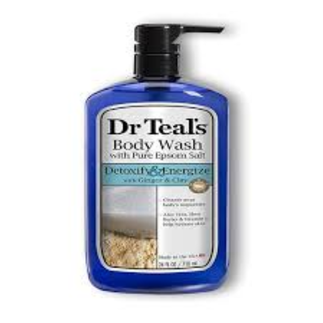 DR TEALS B/WASH DETOX N ENER GINGER N CLAY 710ML